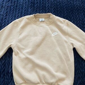 Nike Boy’s Beige Crewneck Sweater